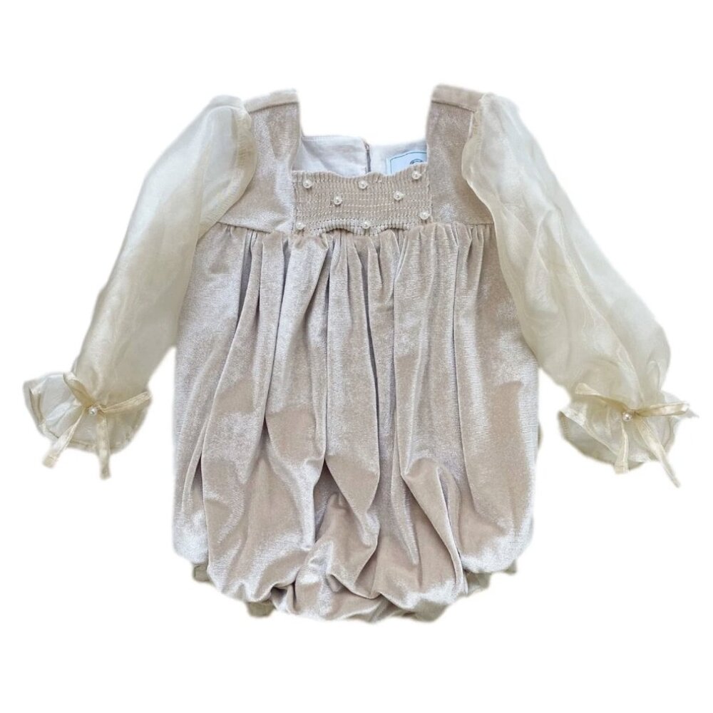 Petite Maison - Helena Velour Romper